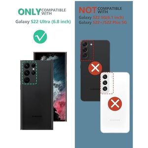 BOGO‼️Samsung Galaxy S22 Ultra Case: Heavy Duty Protective Phone Cover 5G-Green